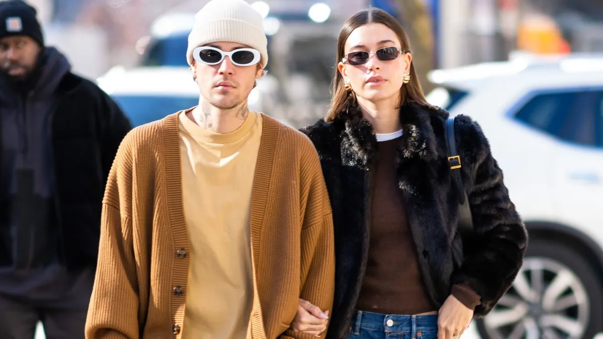 Celebrity Sightings In New York City - January 24, 2023 Justin Bieber és Hailey Bieber