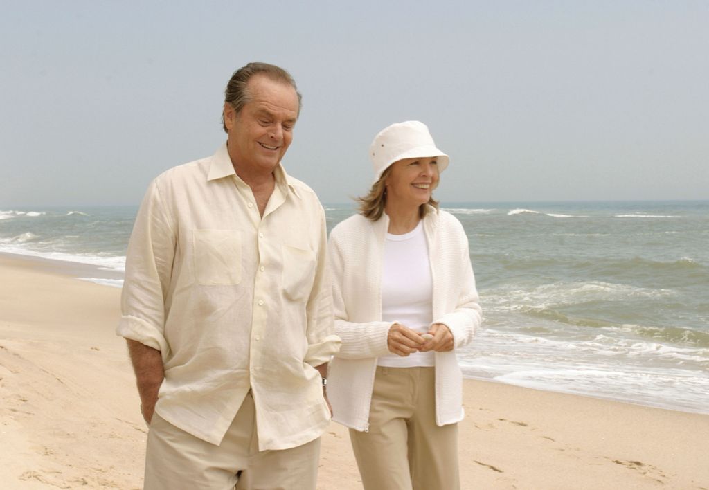 Diane Keaton és Jack Nicholson a Minden végzet nehéz című 2003-as vígjátékban.