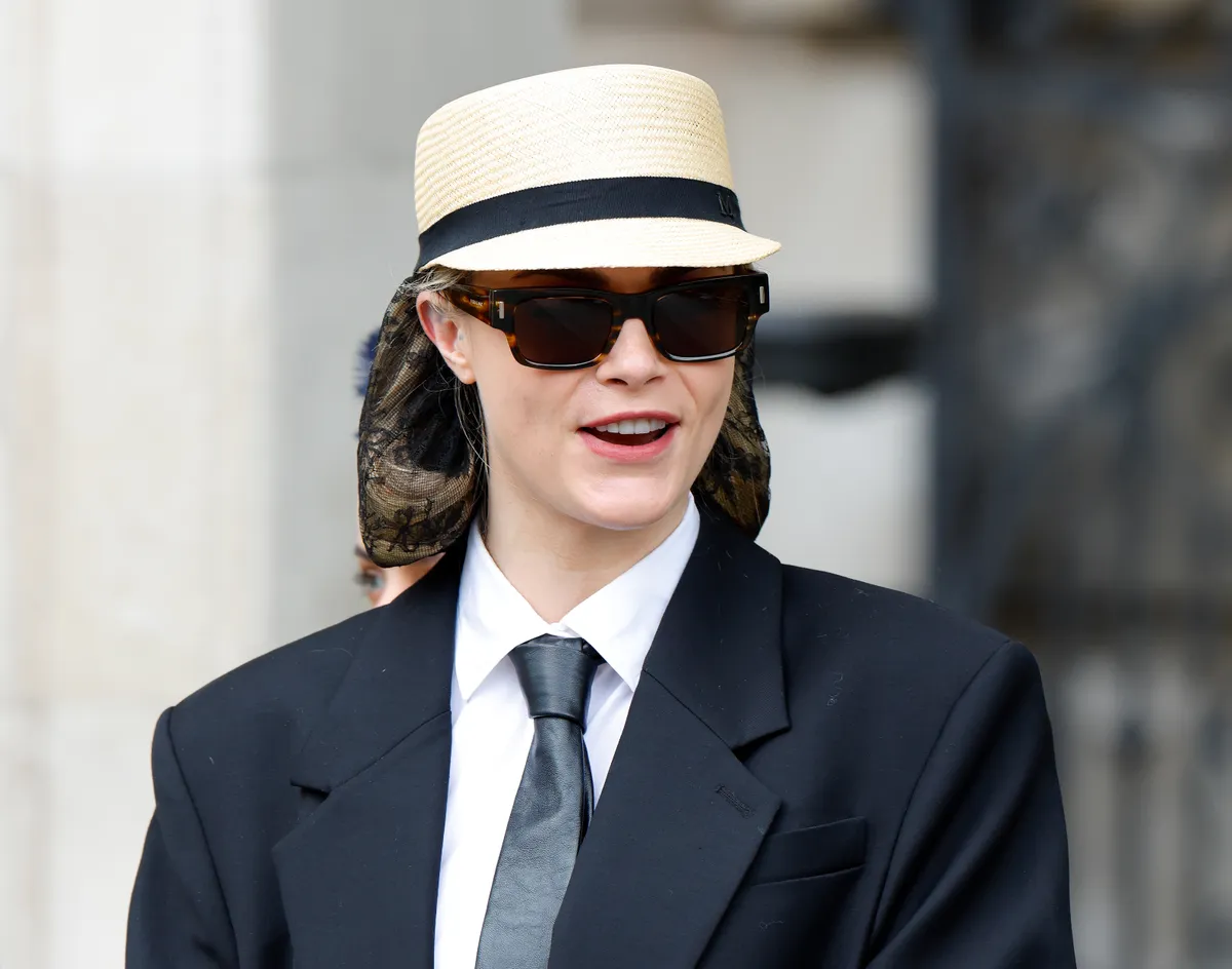 LONDON, UNITED KINGDOM - JULY 05: (EMBARGOED FOR PUBLICATION IN UK NEWSPAPERS UNTIL 24 HOURS AFTER CREATE DATE AND TIME) Cara Delevingne attends the wedding of Mel B and Rory McPhee at the OBE (Order of the British Empire) Chapel in St Paul's Cathedral on July 5, 2025 in London, England. (Photo by Max Mumby/Indigo/Getty Images)