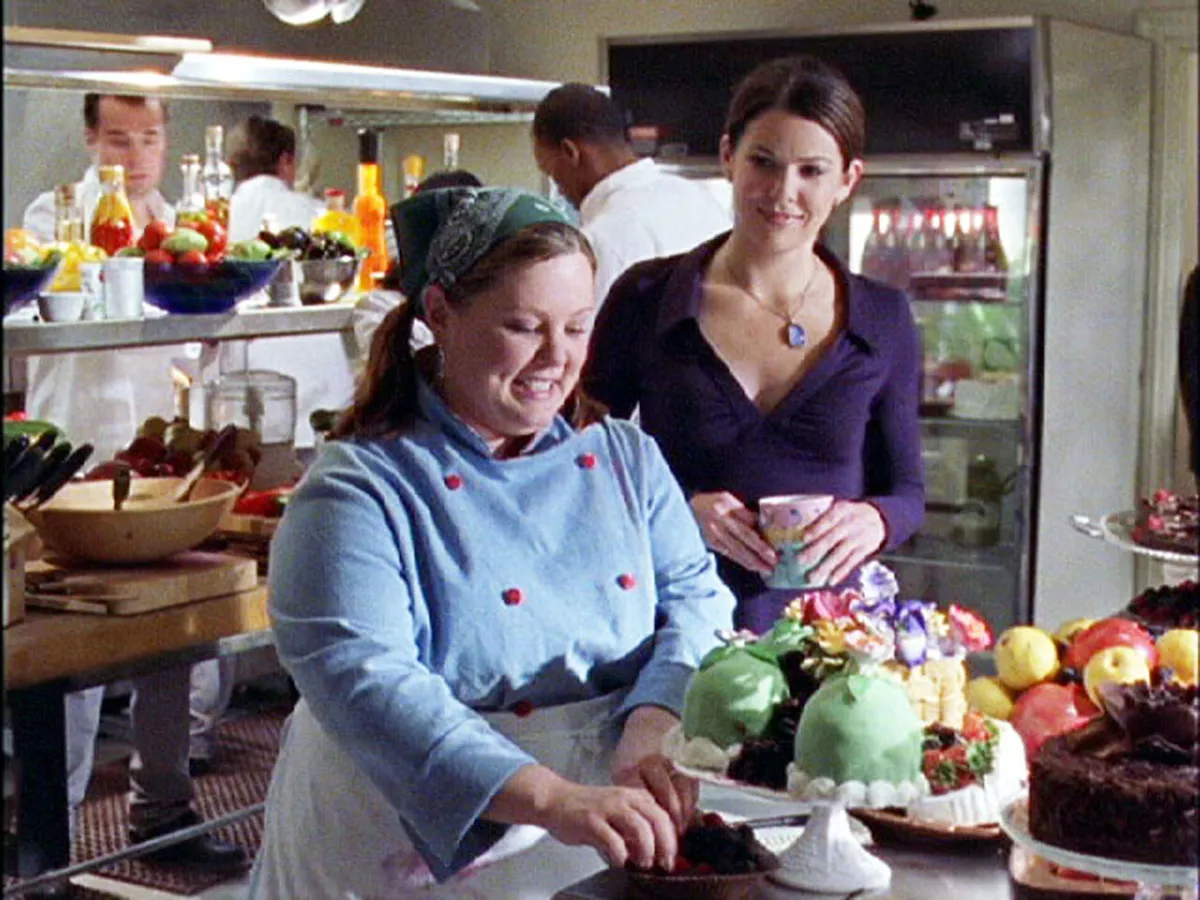 Melissa McCarthy a Gilmore Girls Sookie St. Jamese szerepében.