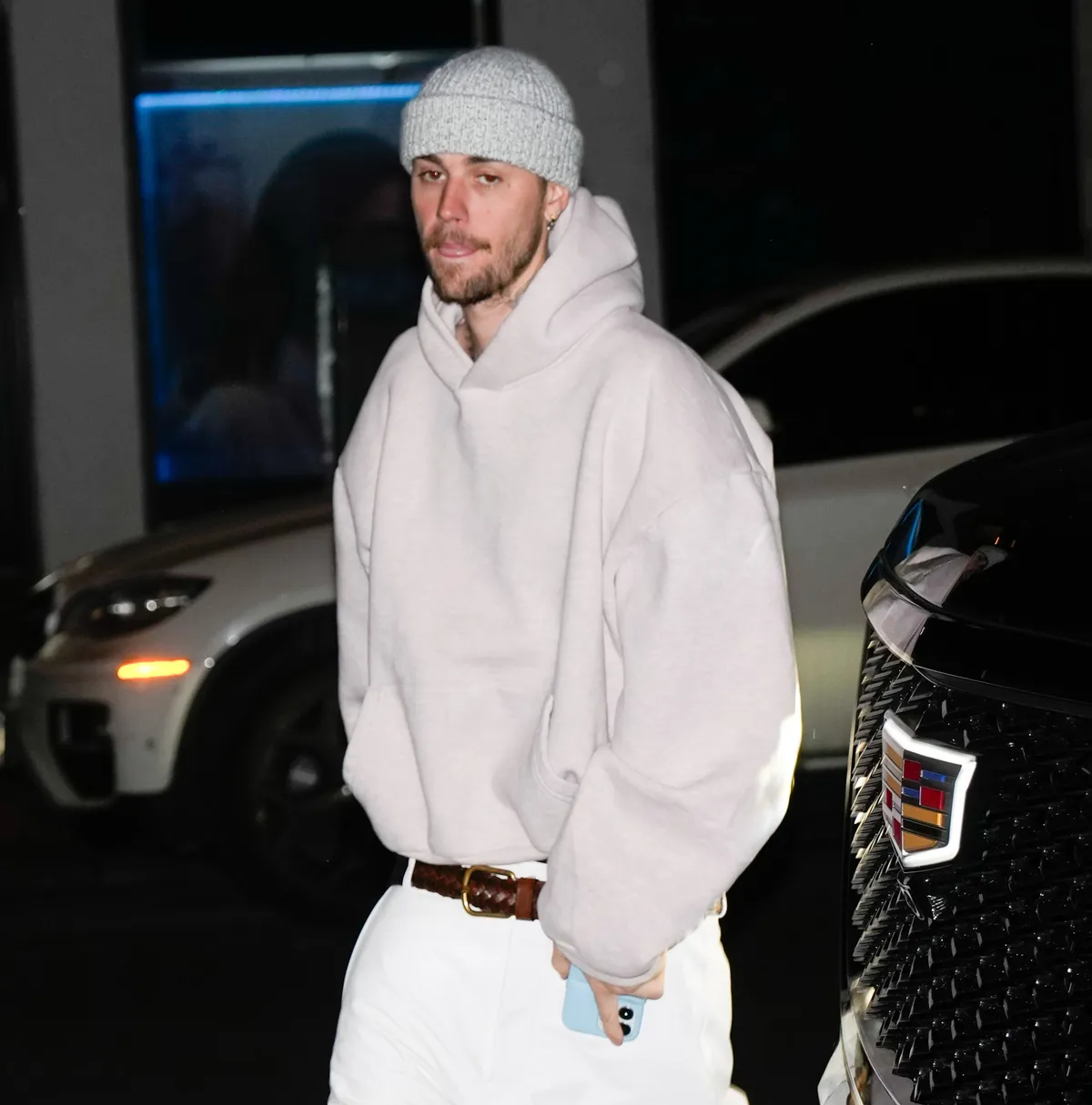 NEW YORK, NY - FEBRUARY 2: Justin Bieber is seen on February 2, 2025 in New York City. (Photo by XNY/Star Max/GC Images)