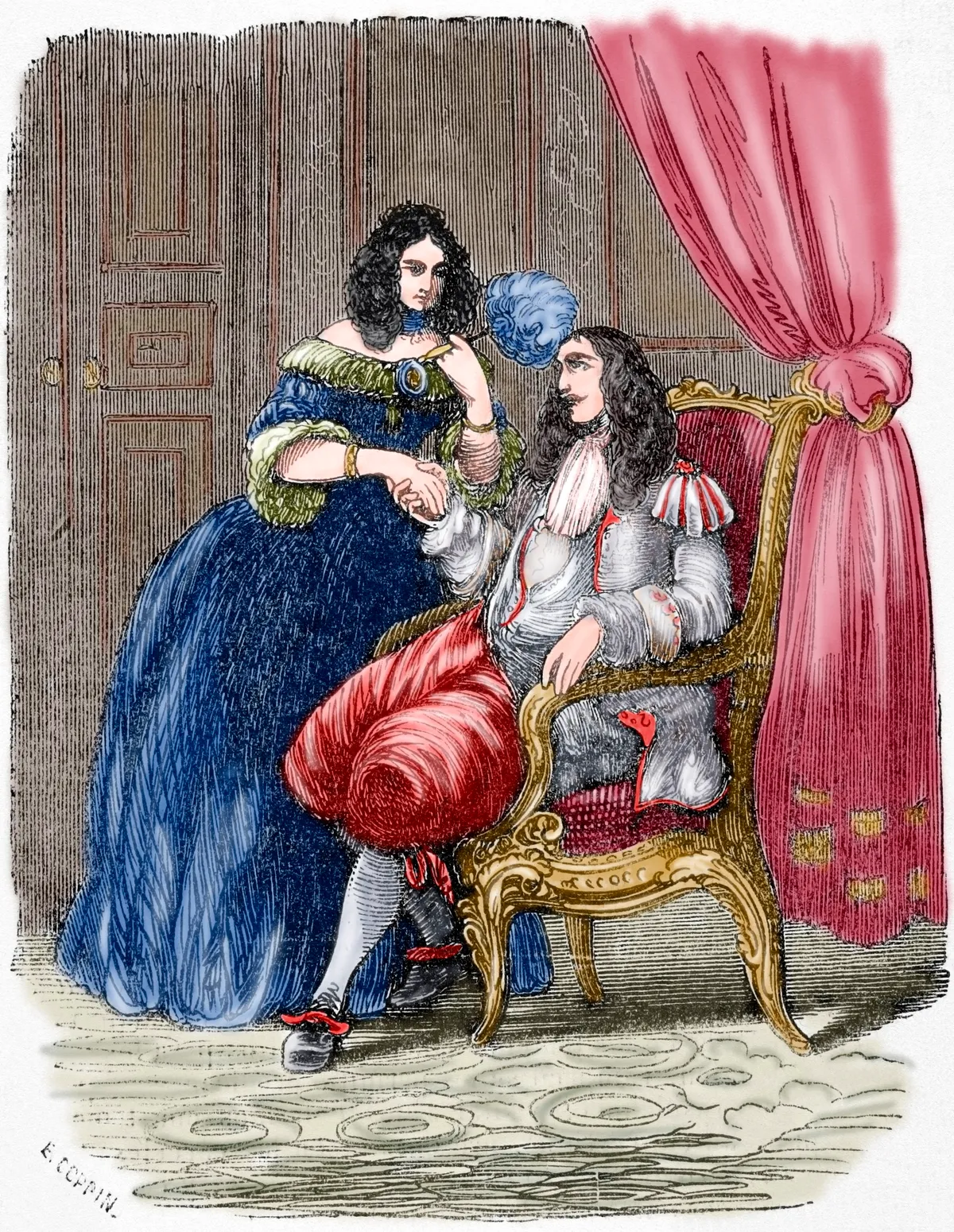 Mdame de Montespan és XIV. Lajos