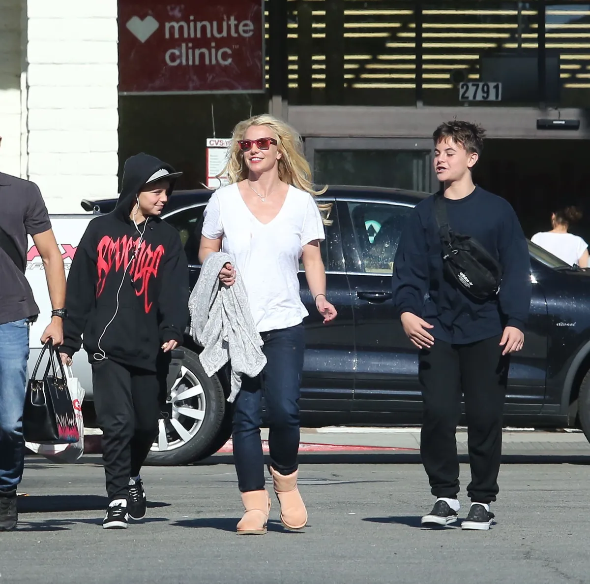Britney Spears a gyerekeivel, Jayden és Sean