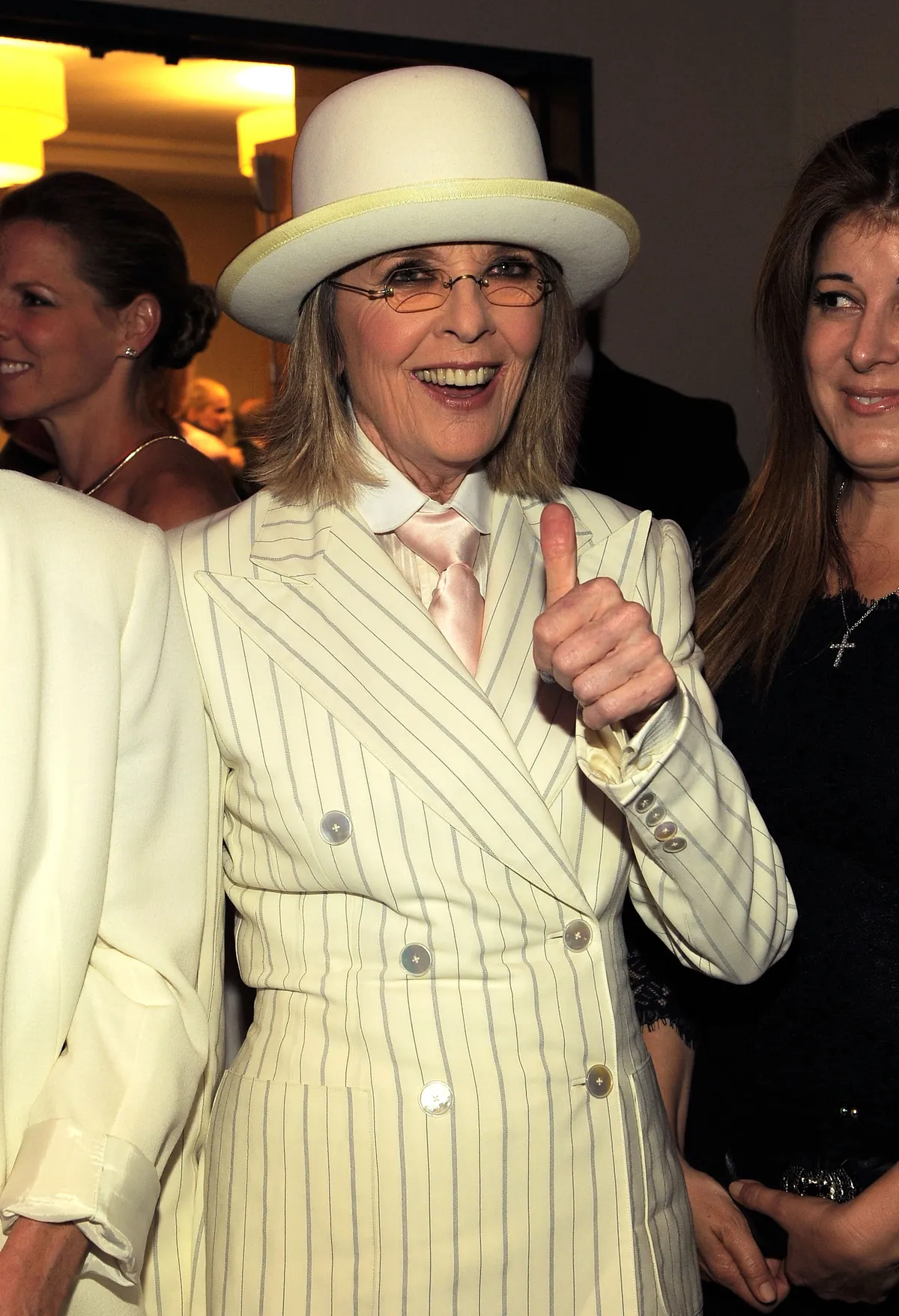 Diane Keaton jellegzetes kalapja