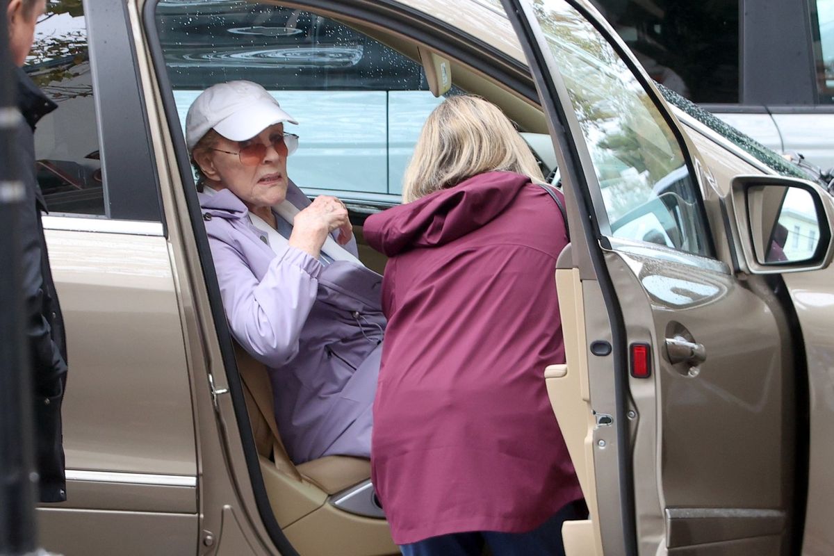 EXCLUSIVE **PREMIUM EXCLUSIVE RATES APPLY**
Julie Andrews spotted out in public for the first time since turning 91. The legendary actress was seen in a baseball cap and sunglasses sat in the passenger seat of a car in The Hamptons
Featuring: Julie Andrews
When: 16 Oct 2026
Credit: Matt Agudo/INSTARimages,Image: 1145682720, License: Rights-managed, Restrictions: , Model Release: no