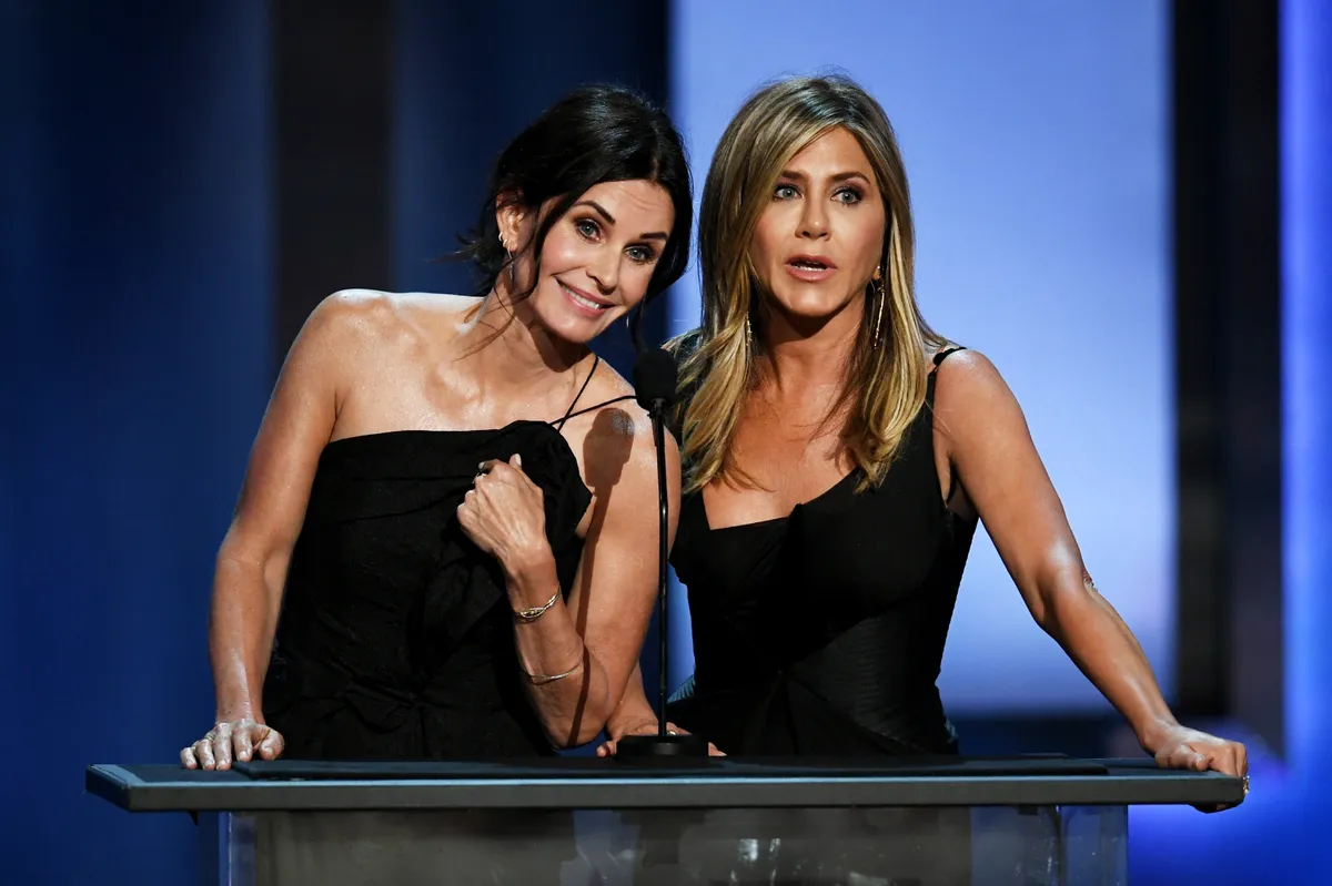 Legendás barátságok: Jennifer Aniston és Courteney Cox.