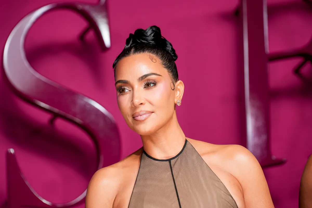 Kim Kardashian at the "All's Fair" Los Angeles series premiere held at DGA Theater on October 16, 2025 in Los Angeles, California. (Photo by JC Olivera/Variety via Getty Images)