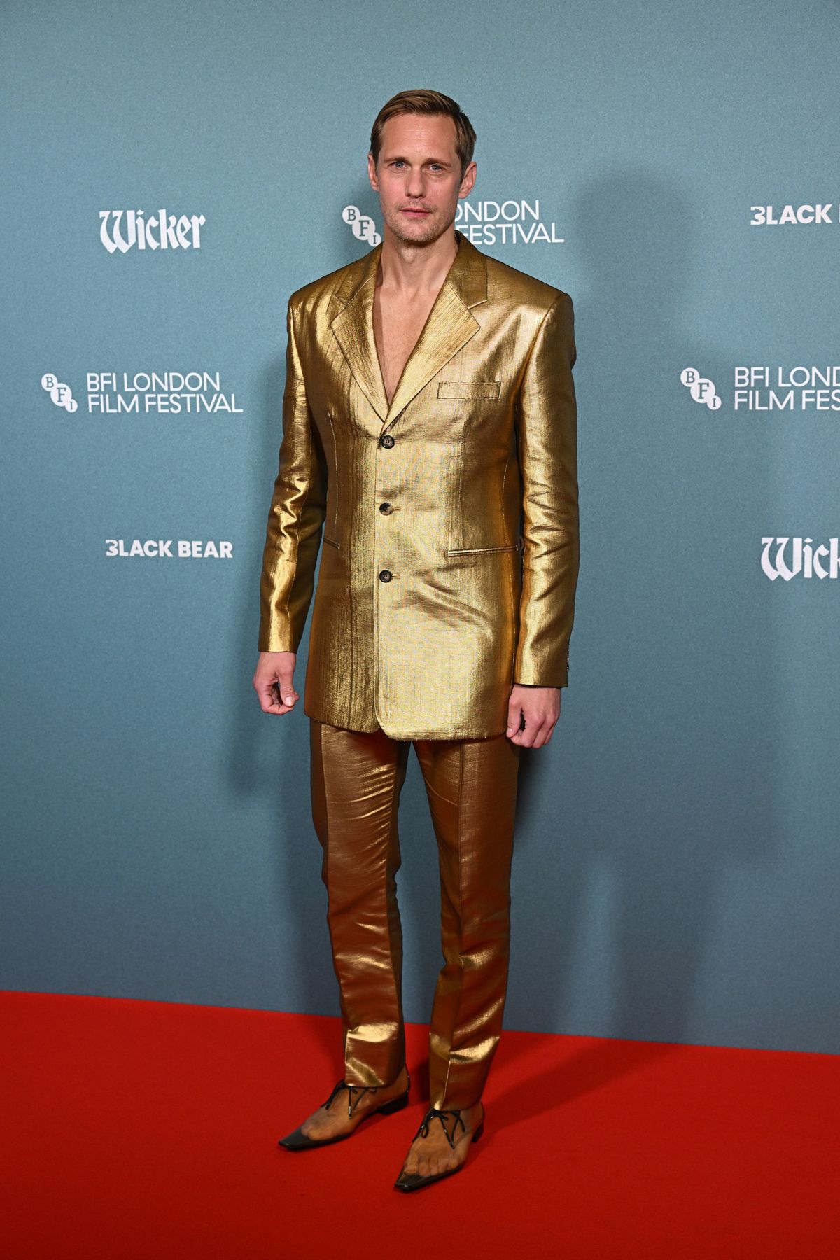 Alexander Skarsgard attending the Wicker London Film Festival screening at the BFI Southbank in London. Picture date: Thursday October 8, 2026.