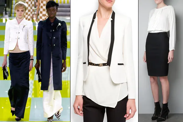 Louis Vuitton/style.com, Mango, zara