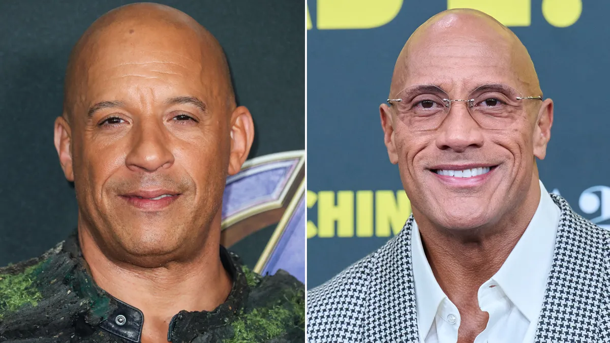 Vin Diesel és Dwayne Johnson: a férfierő megtestesítői