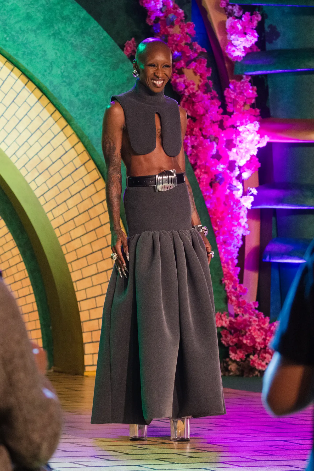 SAO PAULO, BRAZIL - NOVEMBER 4: Cynthia Erivo during the red carpet for the movie "Wicked: For Good" at SUHAI Music Hall on November 4, 2025 in Sao Paulo, Brazil. (Photo by Mauricio Santana/Getty Images)