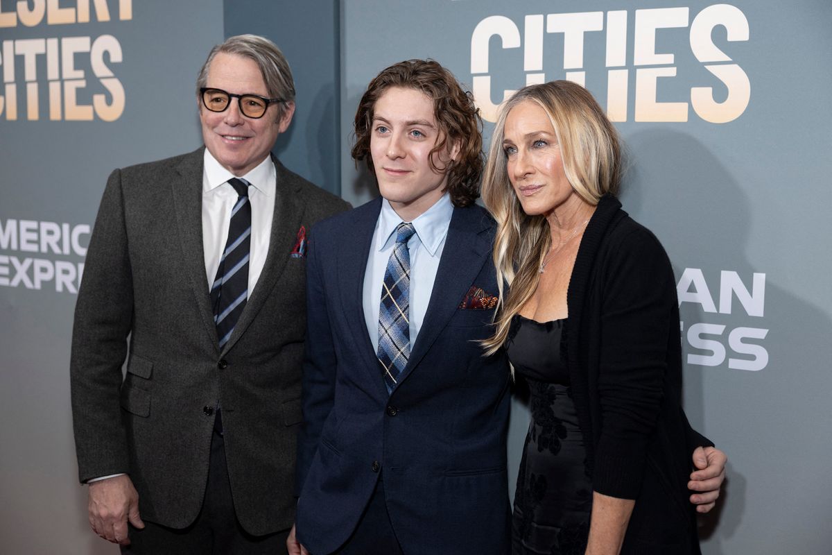 Sarah Jessica Parker fia és férje.