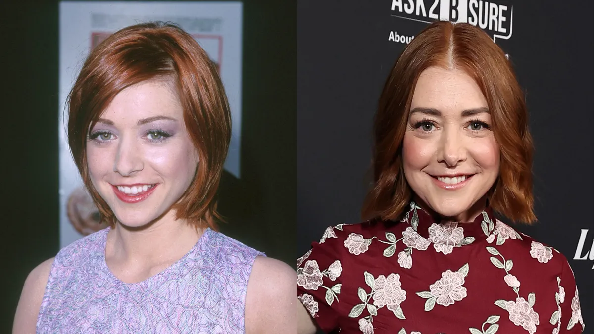 Alyson Hannigan az Amerikai pite idején és napjainkban.