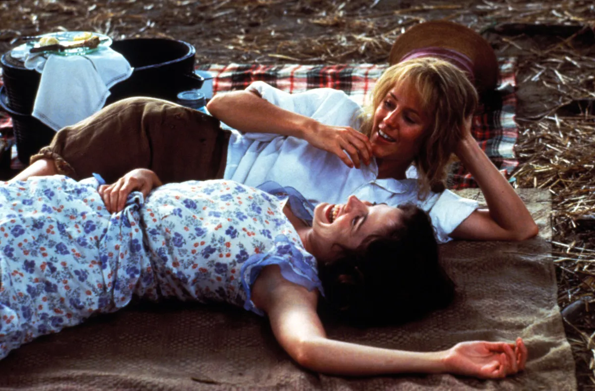 Nov 04, 1991; Hollywood, CA, USA; A scene from the comedy drama 'Fried Green Tomatoes' directed by Jon Avnet and starring MARY STUART MASTERSON and MARY -LOUISE PARKER.
Mandatory Credit: Photo by Universial Pictures/ZUMA Press.
(©) Copyright 1991 by Courtesy Universial Pictures