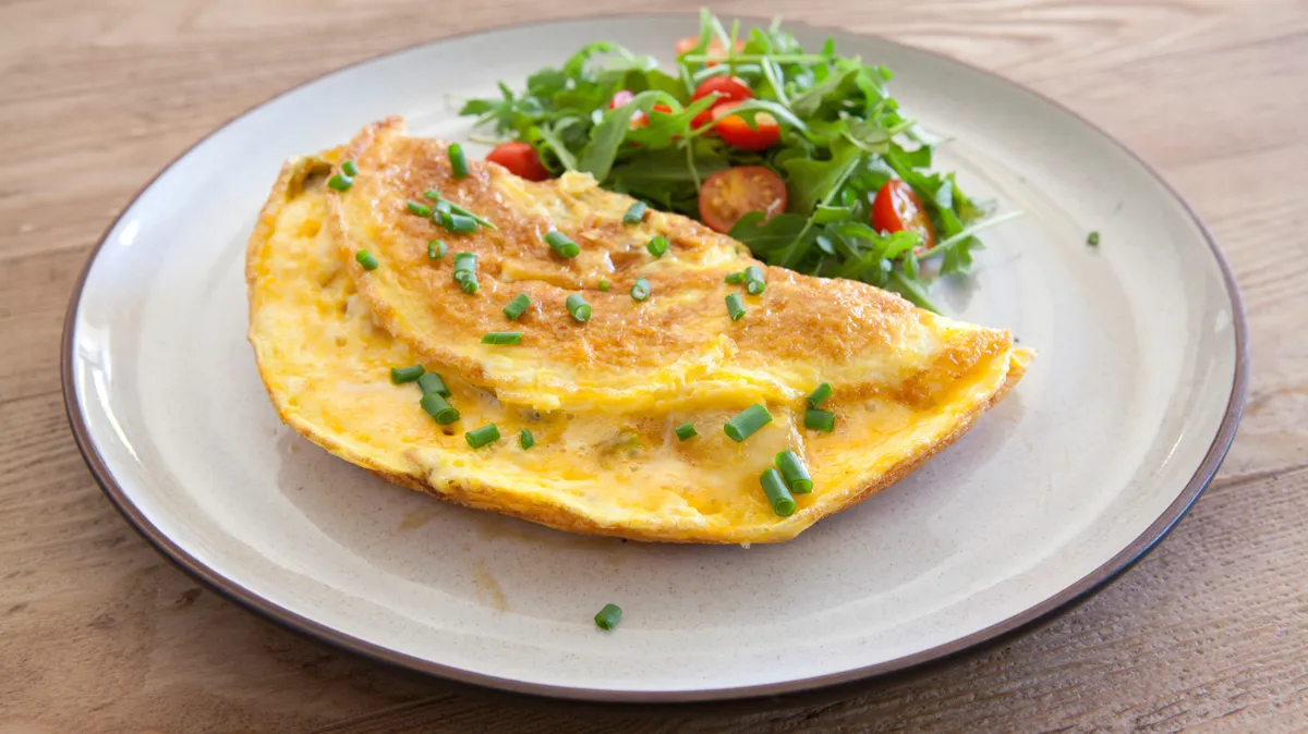 omlet, tojás, sajtos omlett
