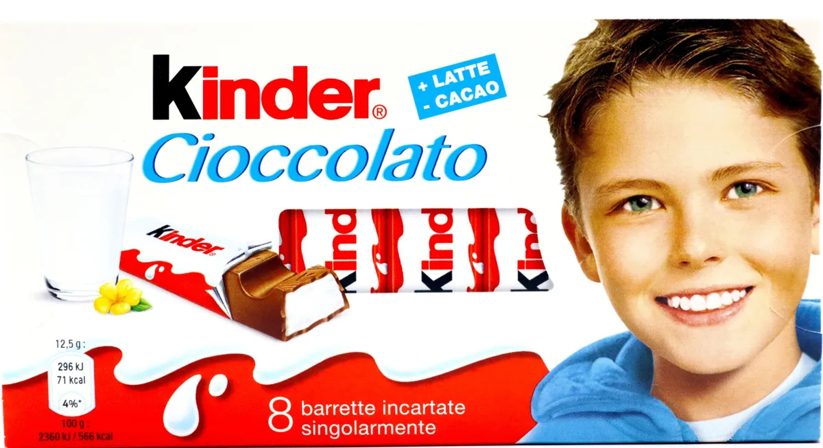 Matteo Farneti, a Kinder-csoki arca