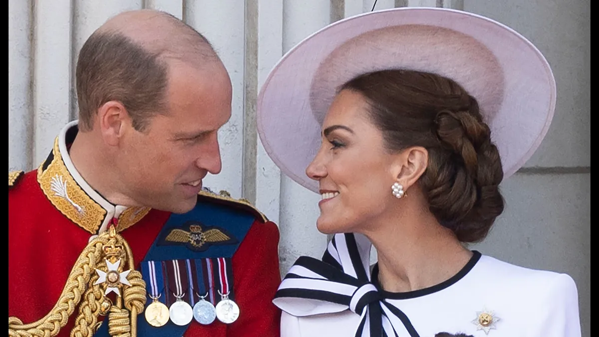 Kate Middleton appears on balcony alongside royal family during Trooping the Colour parade in first appearance since cancer announcement