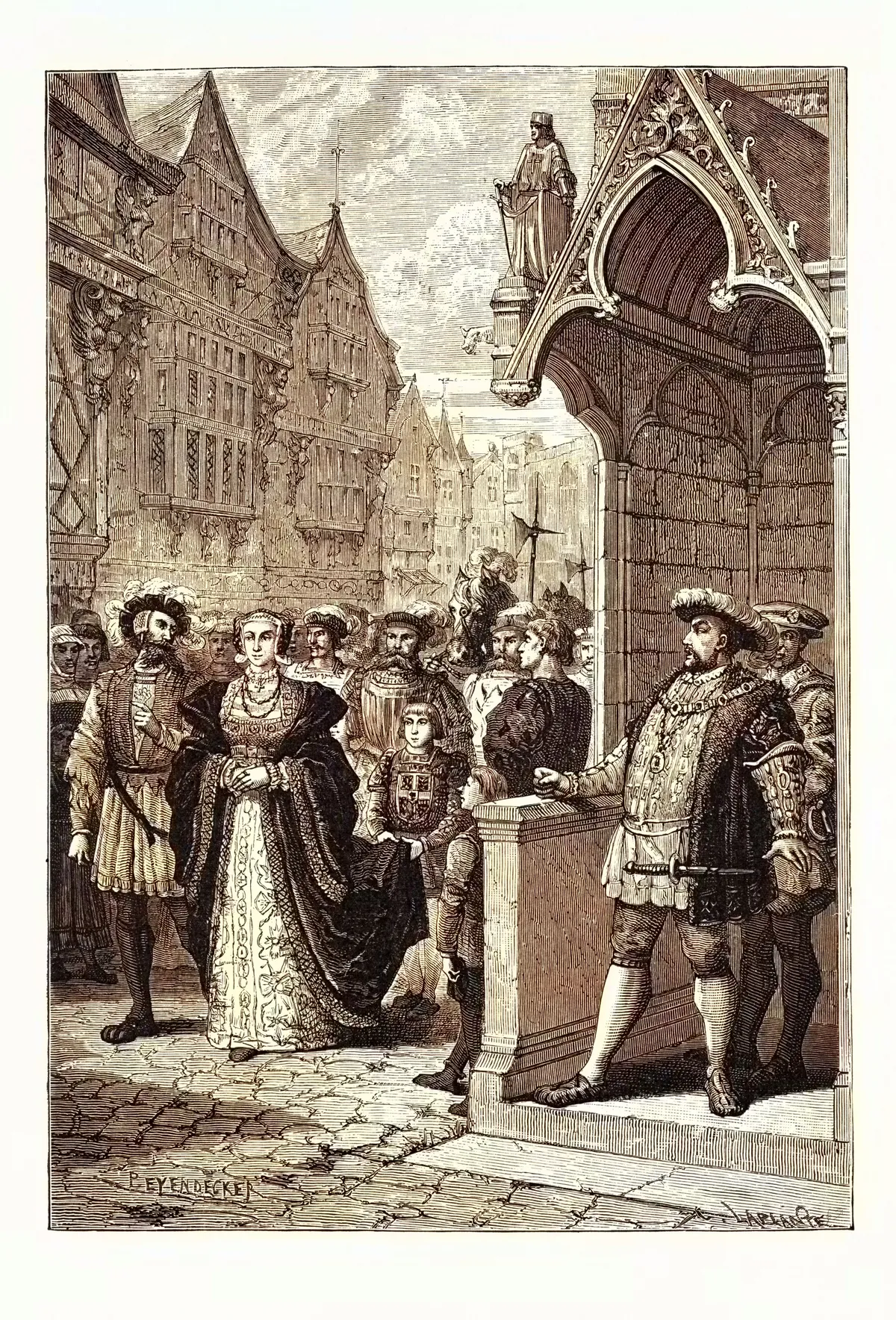 VIII. Henrik és Clevei Anna találkozása