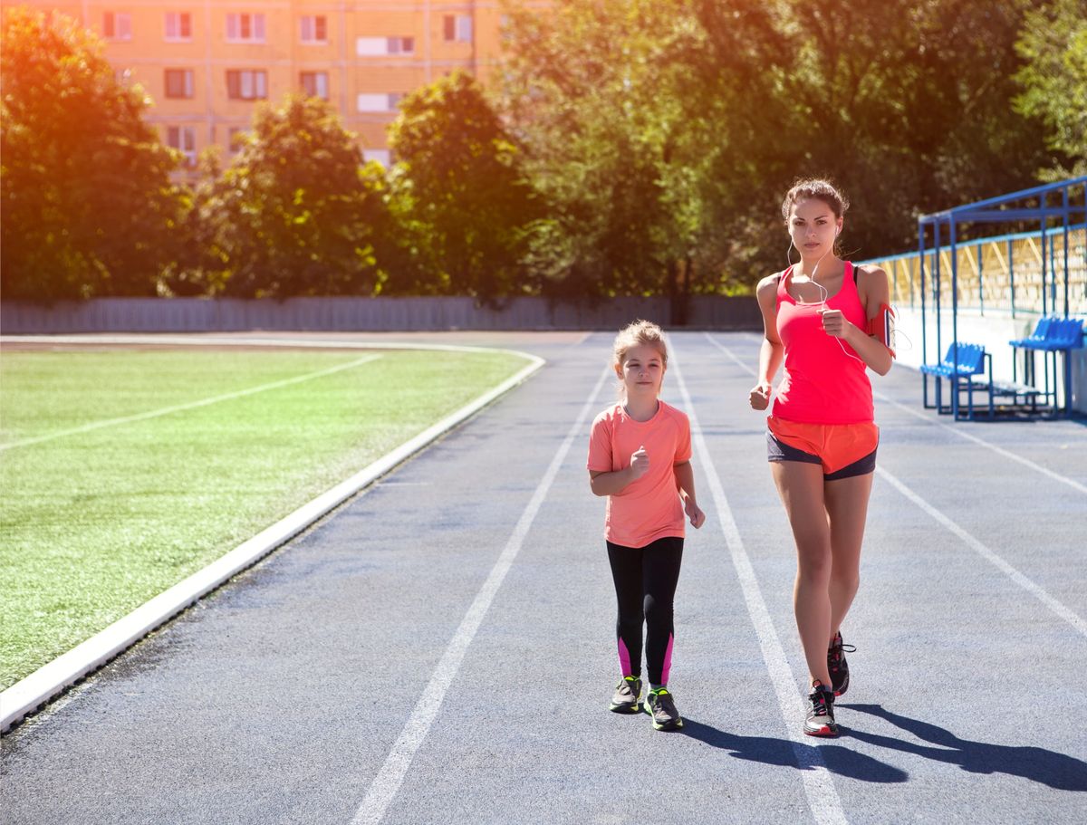 sportoló gyerekek