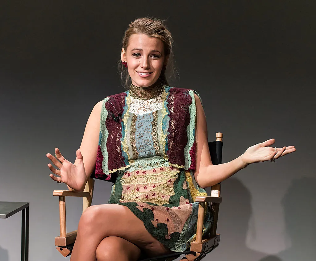 NEW YORK, NY - APRIL 22: Actress Blake Lively attends the Apple Store Soho Presents Meet The Filmmaker: Blake Lively, 'Age of Adaline' at Apple Store Soho on April 22, 2015 in New York City. (Photo by Gilbert Carrasquillo/FilmMagic)