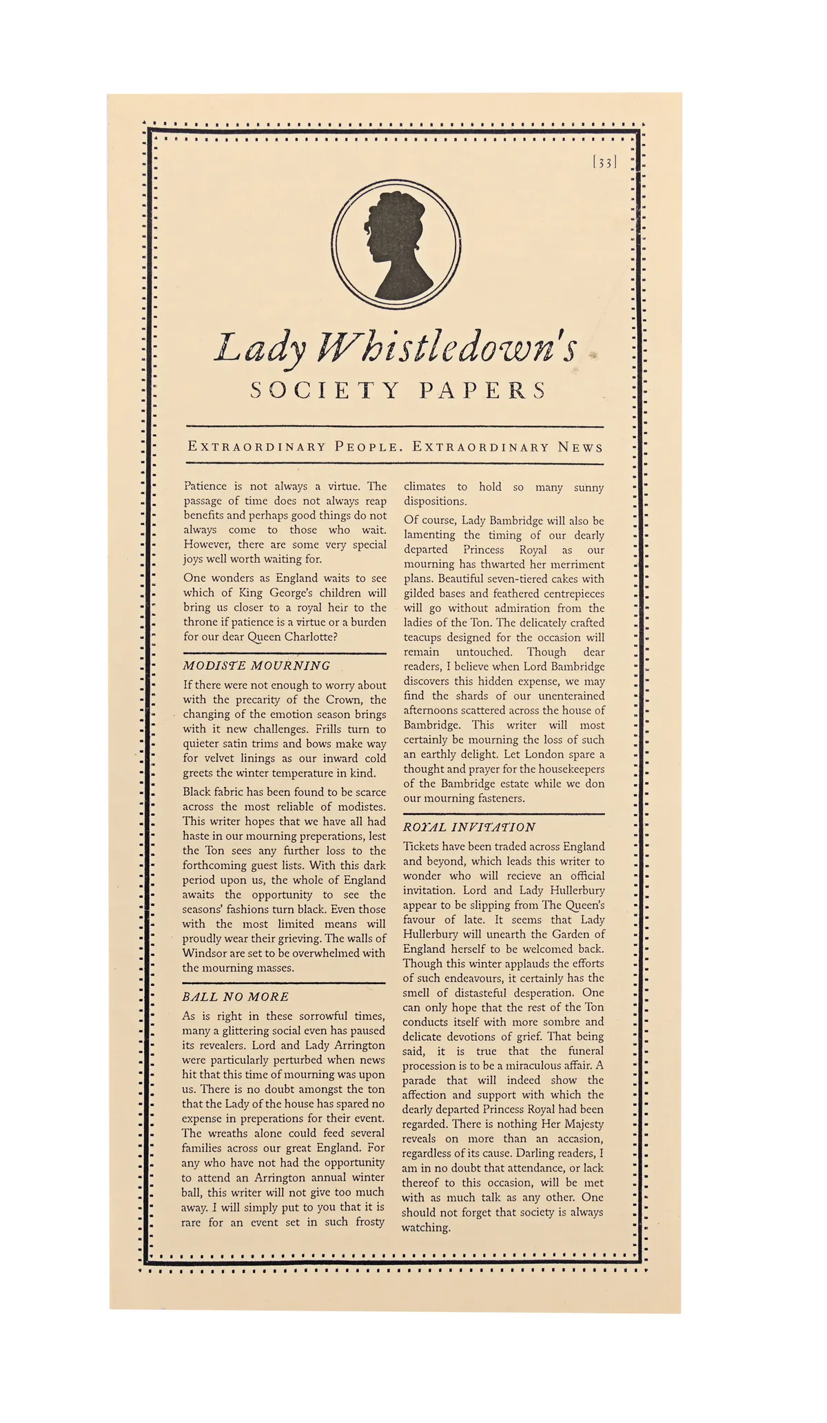  Lady Whistledown a valóságban is létezett