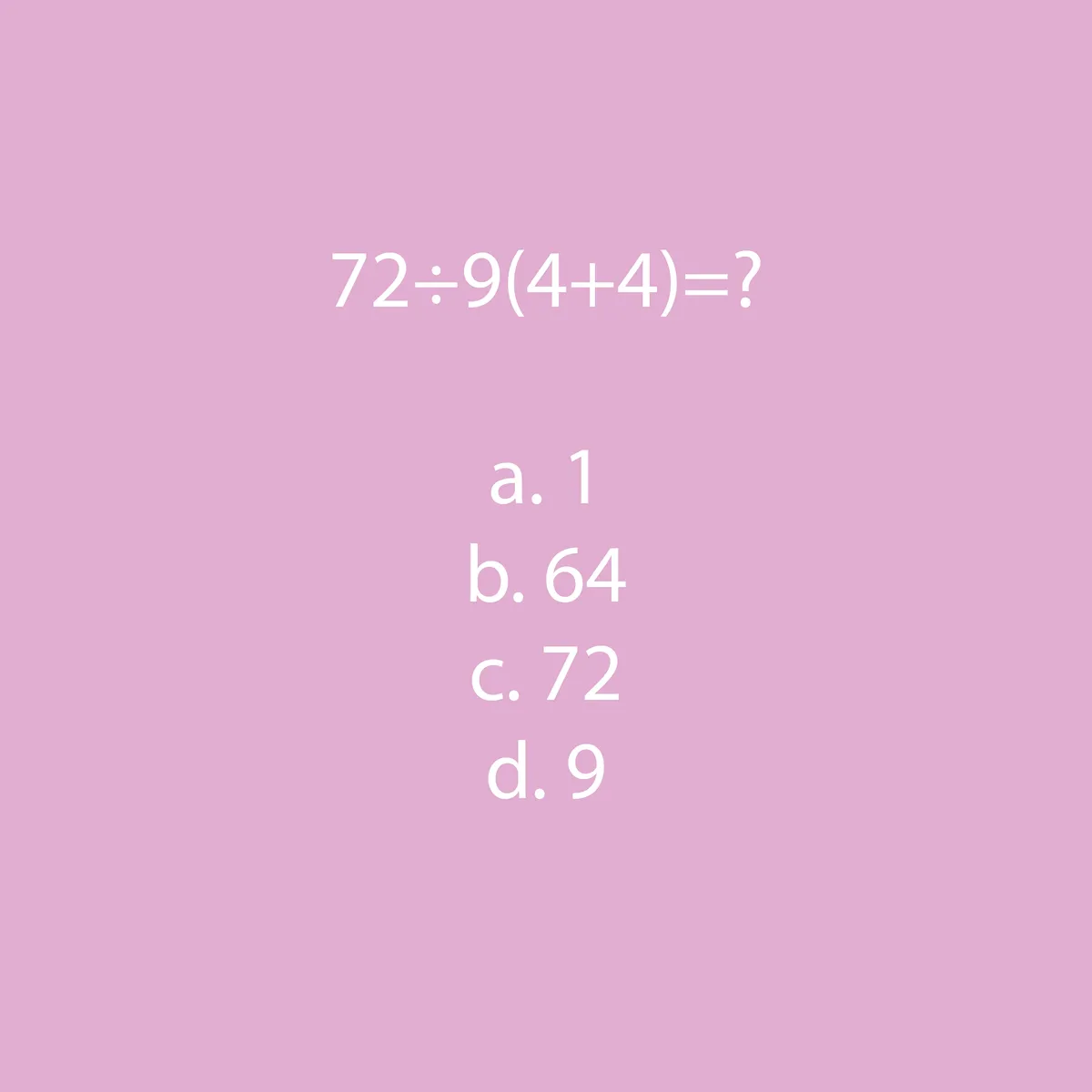 Matematika teszt, kvíz