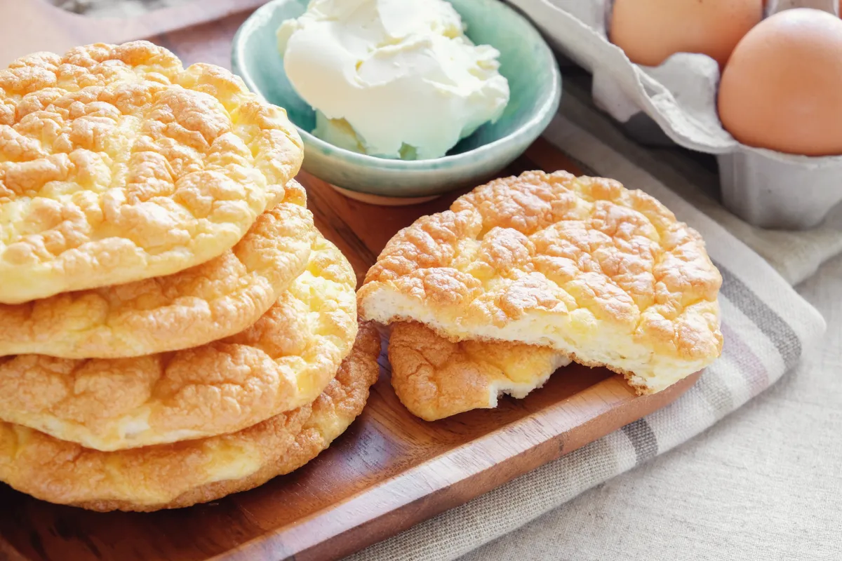 Cloud bread, Oopsie bread , Keto, ketogenic diet, paleo, low carb high fat, egg fast