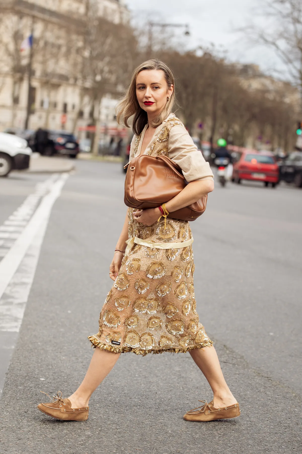Street Style - Paris Fashion Week - Womenswear Fall/Winter 2024/2025 - Day Nine