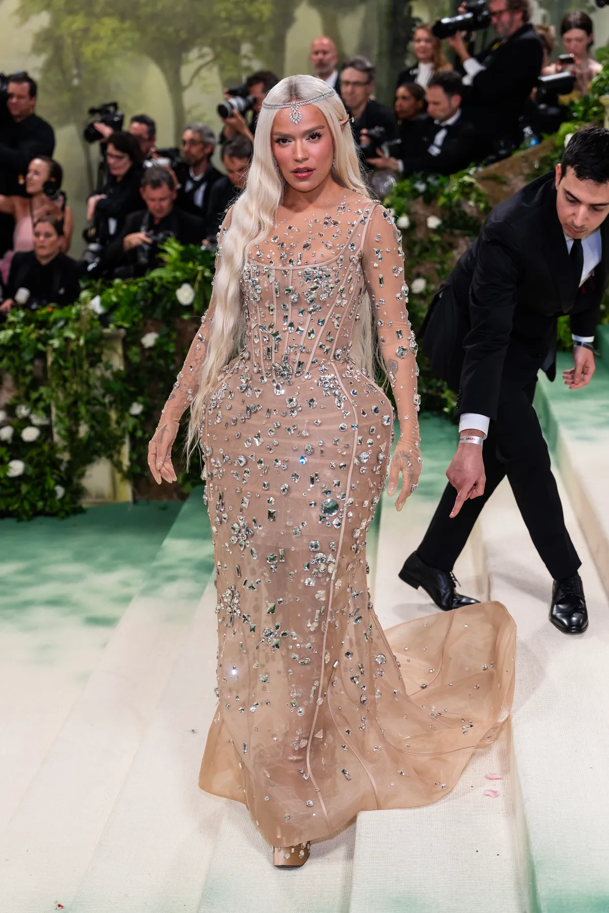 The 2024 Met Gala Celebrating "Sleeping Beauties: Reawakening Fashion" - Arrivals Karol G