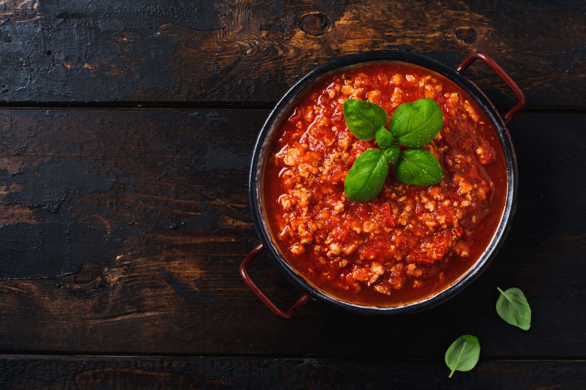 Az igazi bolognai szósz esetében a paradicsom csak mellékszereplő