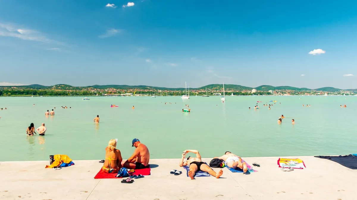 Balaton, strand