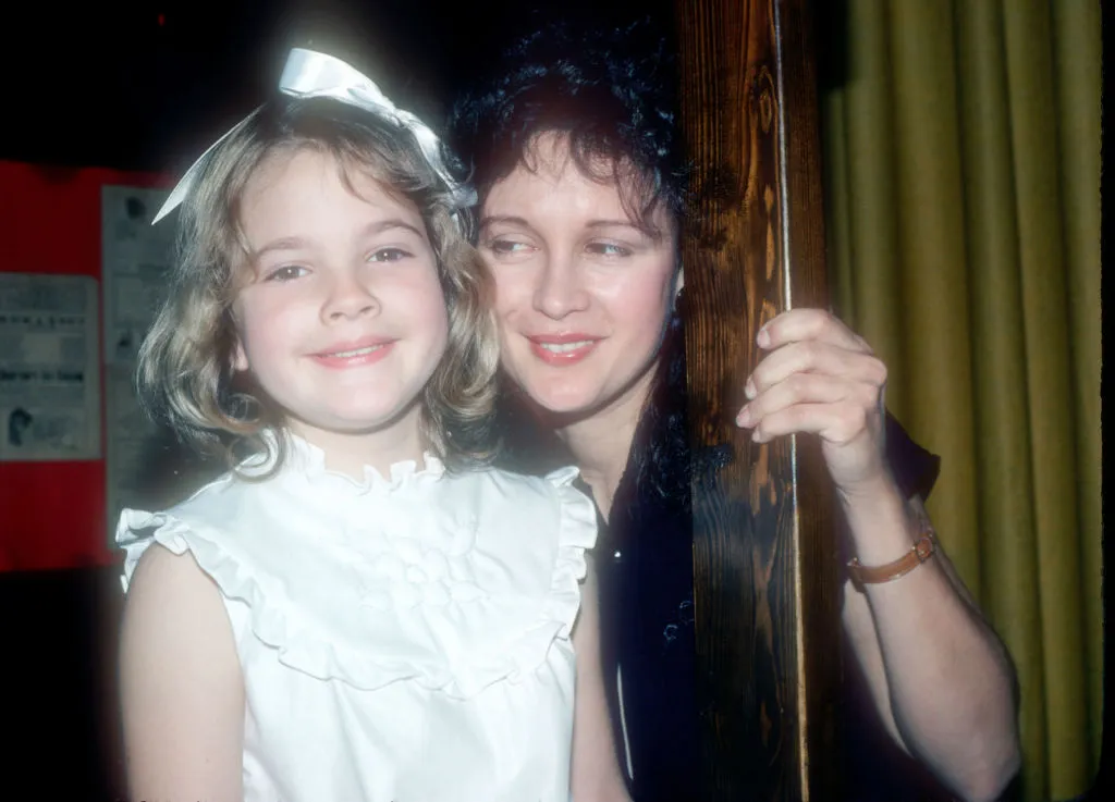 Drew Barrymore és édesanyja.
