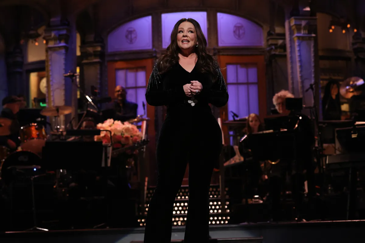Melissa McCarthy a Studio H színpadán.