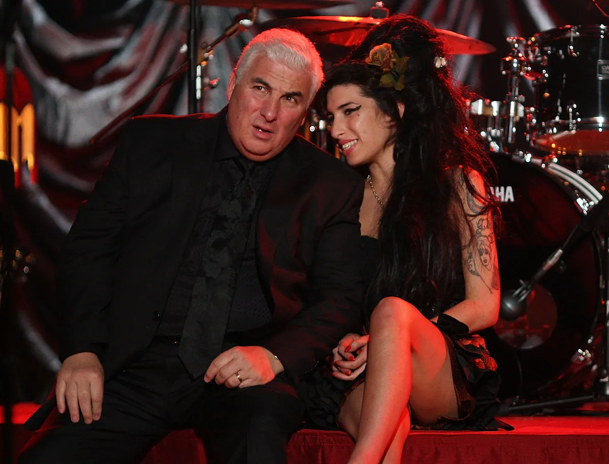 Amy Winehouse és édesapja, Mitch Winehouse