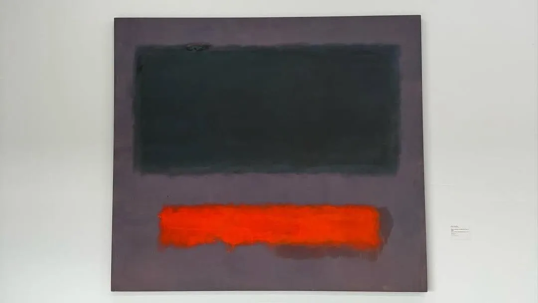 Mark Rothko festménye, amit megrongált egy gyerek Hollandiában