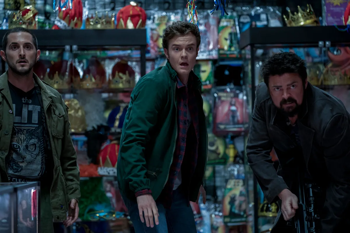 RELEASE DATE: September 4, 2020 TITLE: The Boys: Season 2 STUDIO: Amazon Studios DIRECTOR: Various PLOT: The series is set in a world where superheroes exist, but most are corrupted by their celebrity status and often engage in reckless behavior, compromising the safety of the world. The story follows a small clandestine CIA squad, informally known as ''The Boys'' who are charged with monitoring the superhero community, often leading to gruesome confrontations and dreadful results. STARRING: TOMER CAPON, JACK QUAID, KARL URBAN.