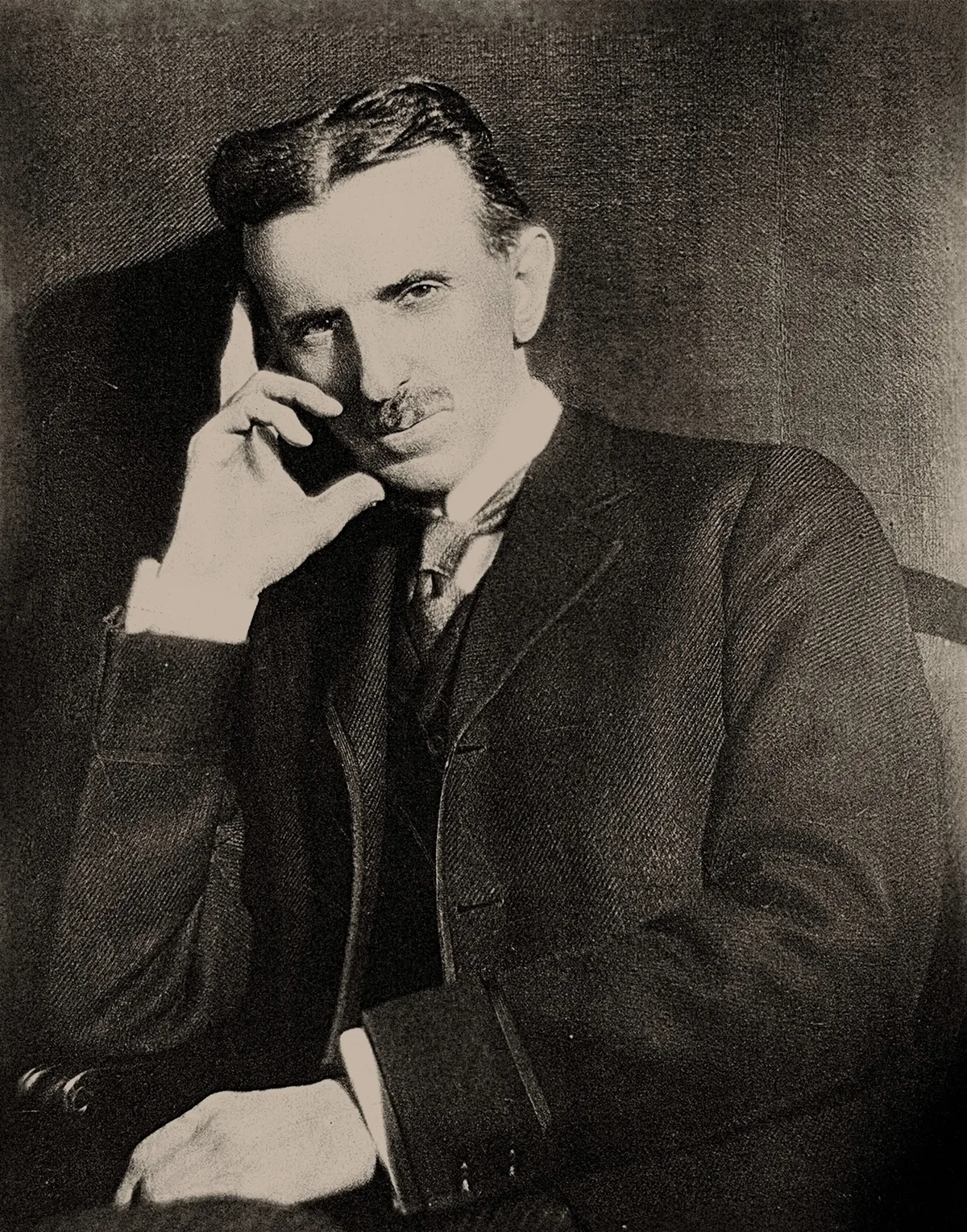 Nikola Tesla portréja.