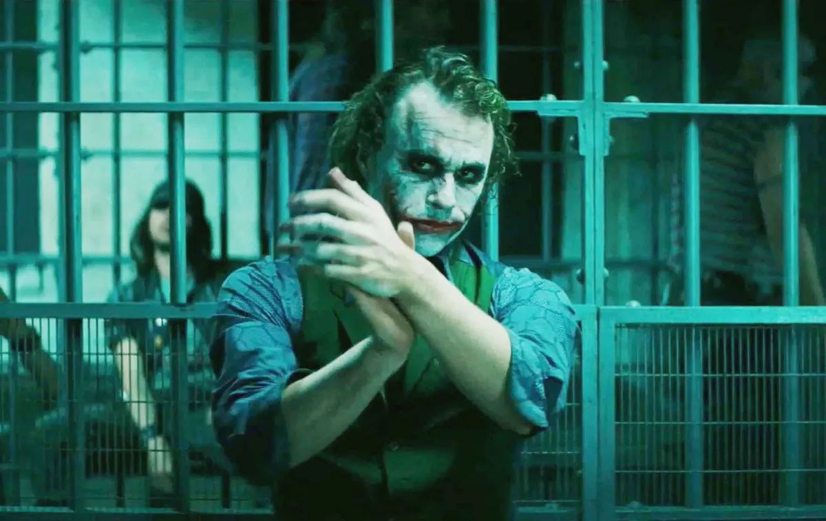 Batman-The Dark Knight Joker HEATH LEDGER filmes gonosz