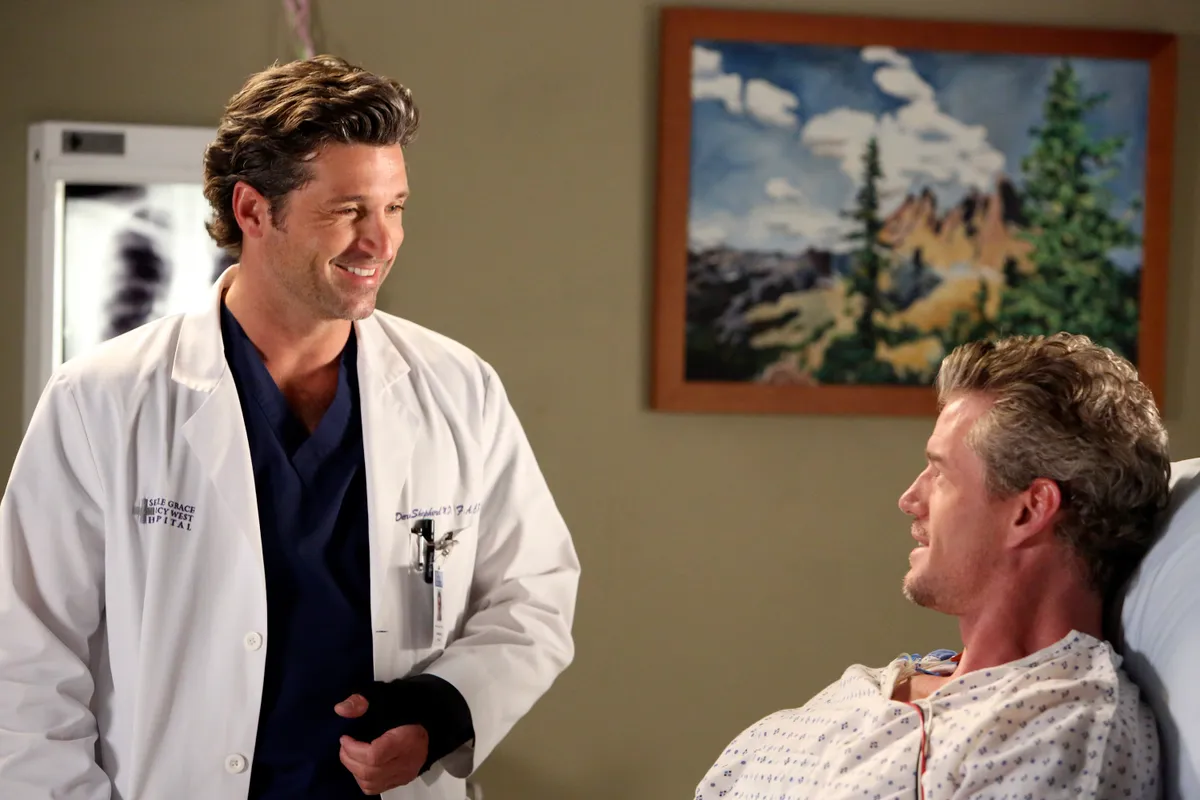 Eric Dane és Patrick Dempseyt A Grace klinikában.