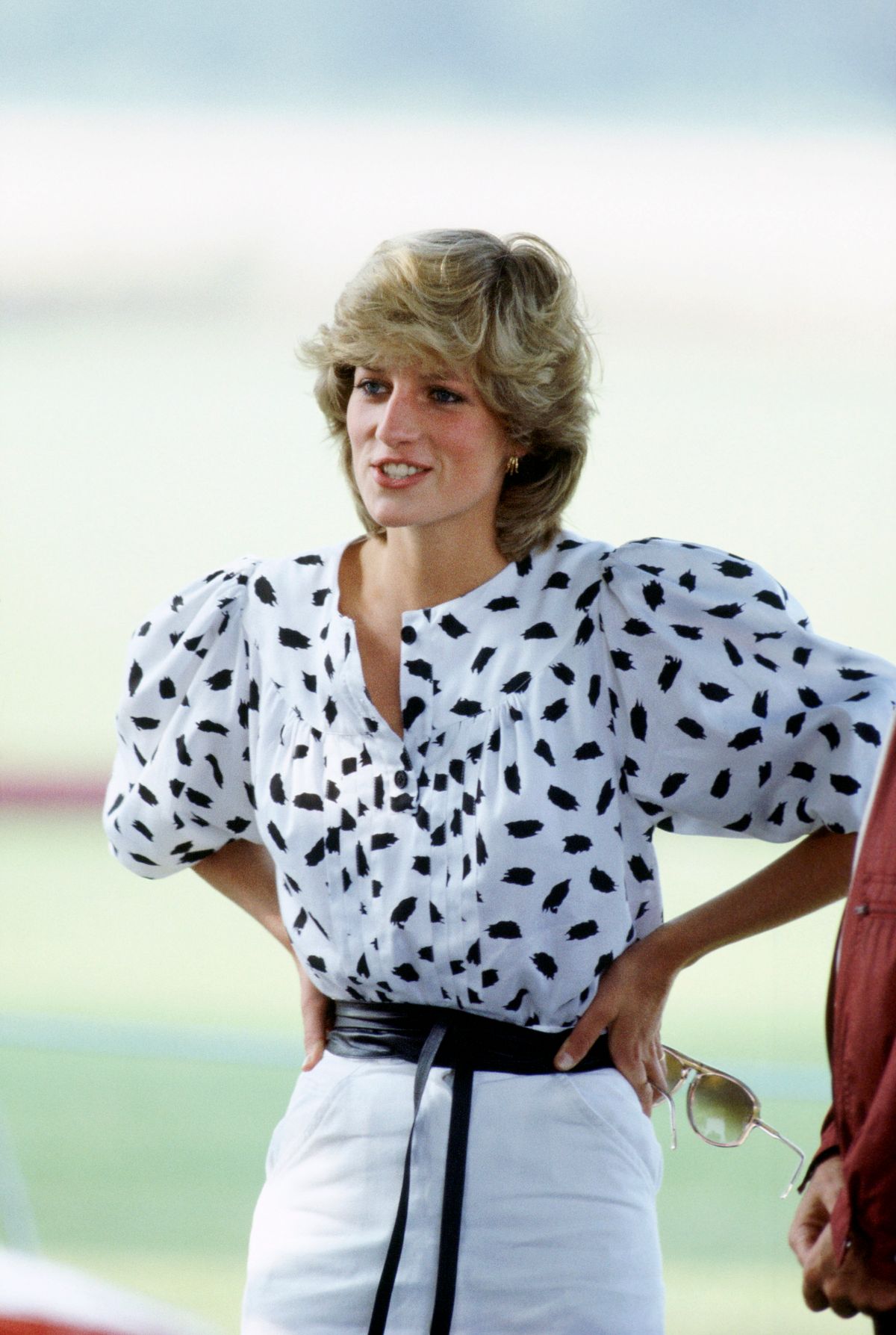 CIRENCESTER, UNITED KINGDOM - AUGUST 09: Princess Diana Watching A Polo Match In Cirencester. (Photo by Tim Graham Photo Library via Getty Images)